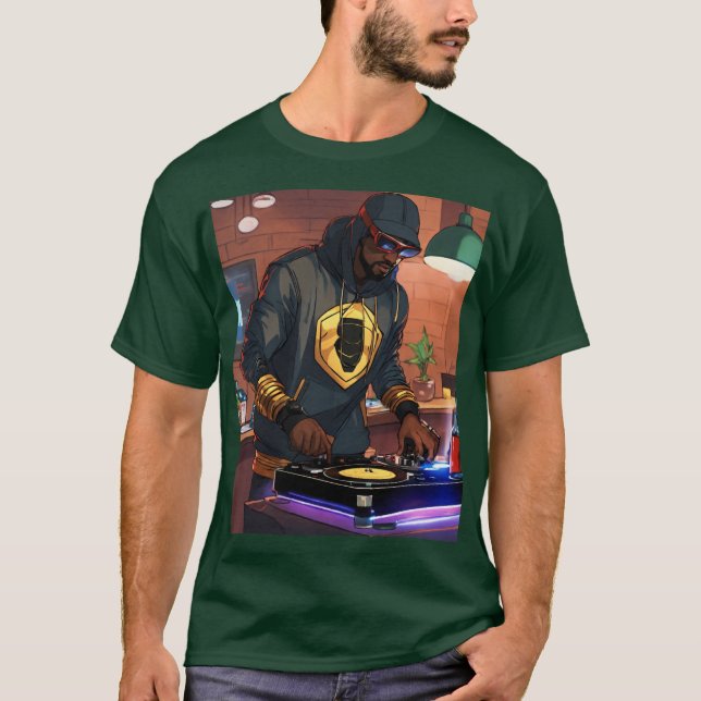 Camisa "Vida DJ: Bater por Bater" (Frente)