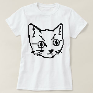 CAMISA VIDEO GATINHO PIXEL ART