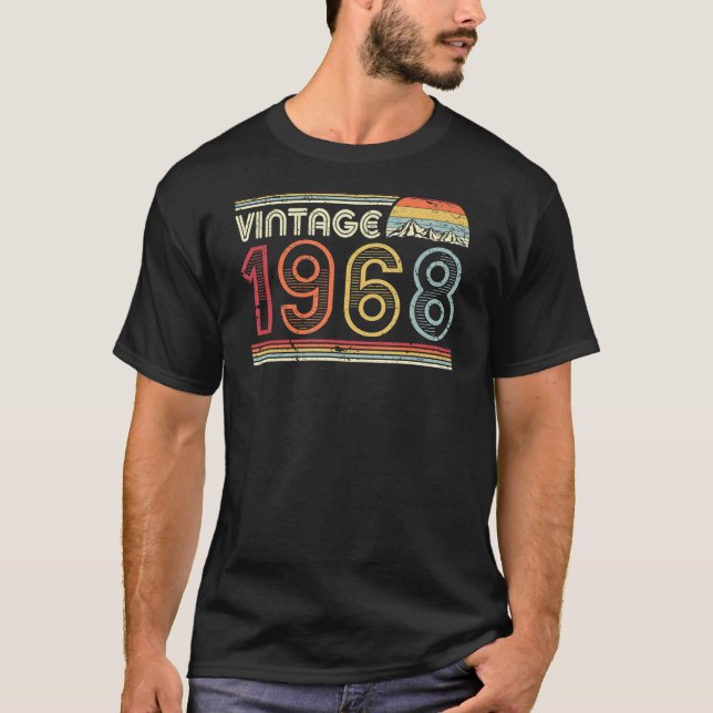 Camisa Vintage 1968, Tee... Estilo Retro (Frente)