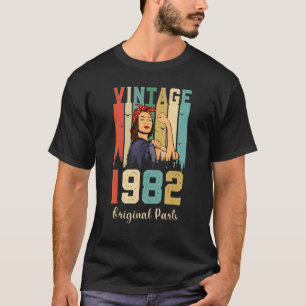 Camisa Vintage aniversário de 40 anos T Feita Em 1