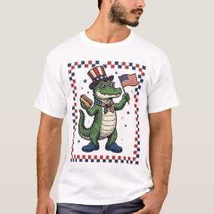 Camisa Vintage Bandeira de Cachorro-Quente de Jaca