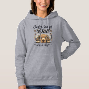 Camisa Vintage de Cachorro Cocker Spaniel Pai Vida