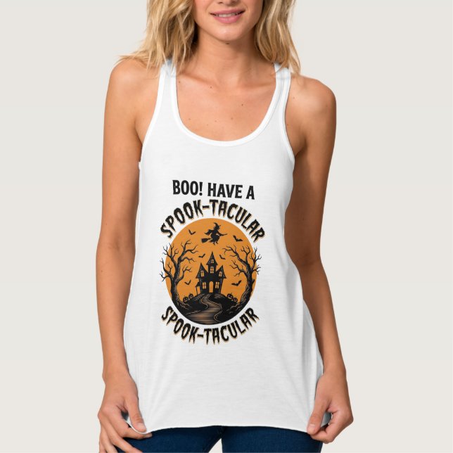 Camisa Vintage de Casa Assombrada de Halloween Esp (Frente)