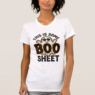 Camisa Vintage de Halloween Funny Ghost Boo Sheet 