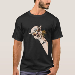 Camisa Vintage de Llama para Mulheres Amantes de L