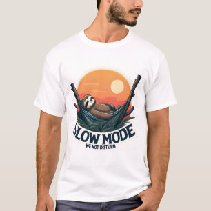 Camisa Vintage de Preguiça Sonolenta, Design Diver