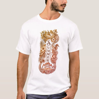 Camisa Vintage de Verão Outono Charme Espantalho