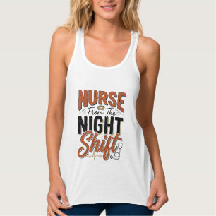 Camisa Vintage Enfermeira Turno Noturno Design_1