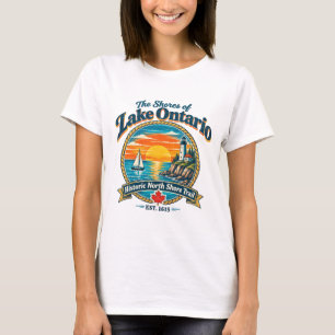 Camisa Vintage Farol das Margens do Lago Ontário,
