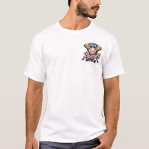 Camisa Vintage Frente e Verso do Clube de Beisebol