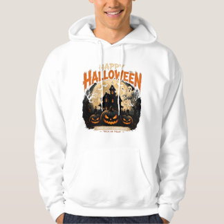 Camisa Vintage Halloween Crânio Casa Assombrada