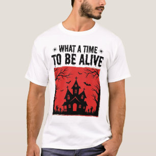 Camisa Vintage Halloween Haunted House What A Time
