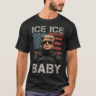 Camisa Vintage Ice Ice By Funny Trump Homens Mulhe