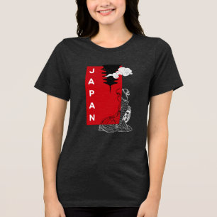 Camisa Vintage Japão Geisha Tradicional Japonesa