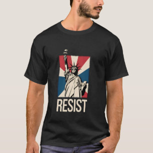 Camisa Vintage Resist Statue of Liberty Retro