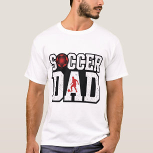 Camisa Vintage Soccer Dad Distressed Sports Typogr