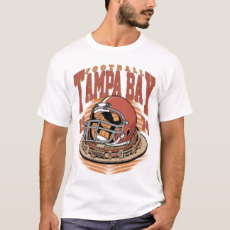 Camisa Vintage Tampa Bay Football Helmet Retro
