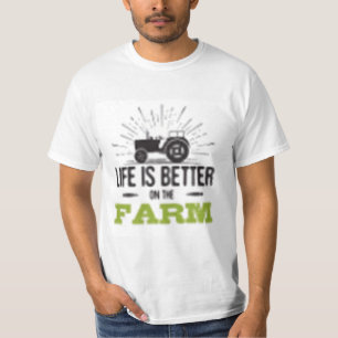 Camisa Vintage Trator Vida de Fazenda Masculino