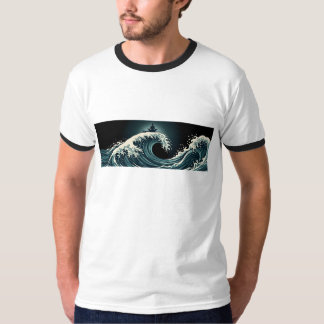 Camisa Vintage Ukiyo e Surfing Zen Meditation