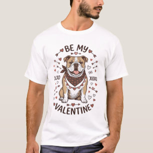 Camisa Vintage Valentine Bulldog XOXO Design_1