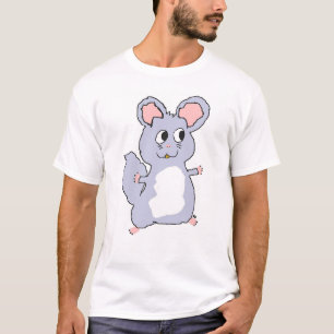 Camisa violeta dos desenhos animados da chinchila
