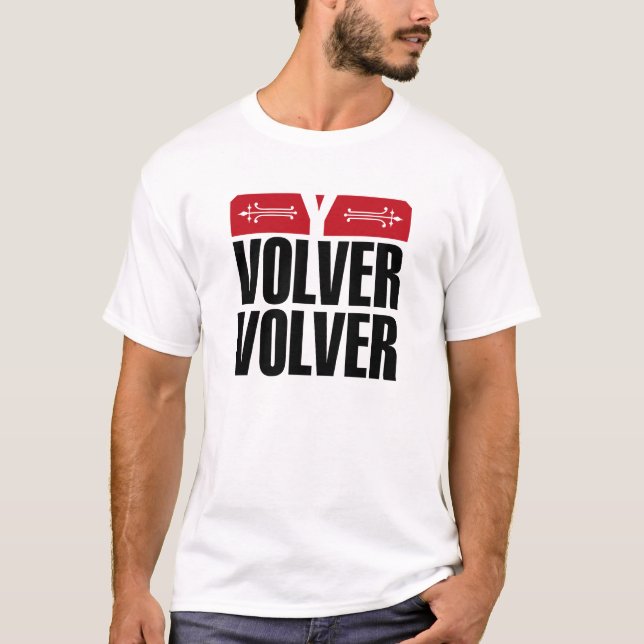 Camisa Volver Volver de Vincente Fernández (Frente)