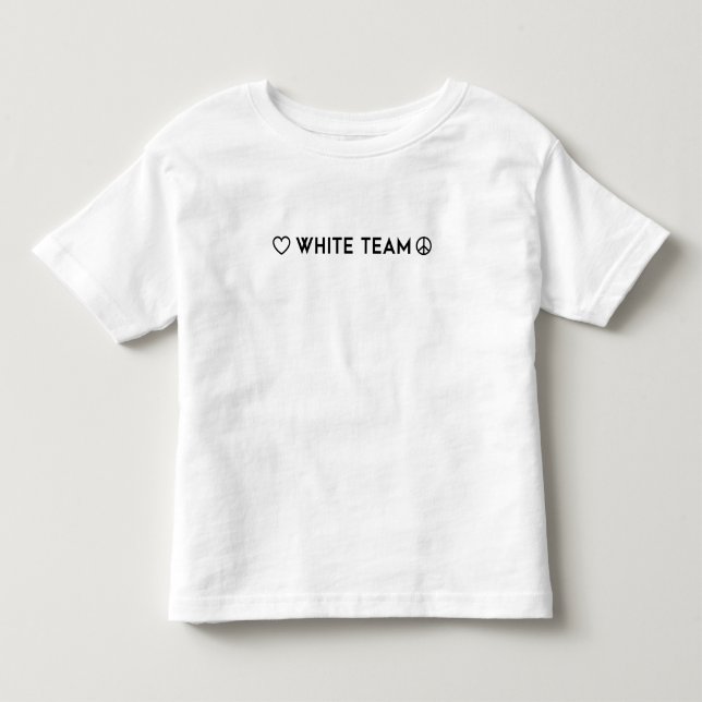 Camisa White Team da Guerra de Cores (Frente)