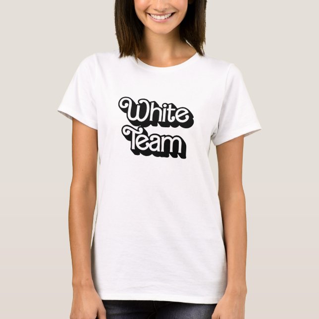 Camisa White Team da Guerra de Cores (Frente)
