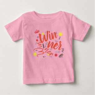 Camisa Winner Crown Star para Bebê e Criança 3/4 M