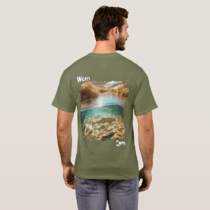 Camisa Worn Calm Córrego de Truta no Deserto