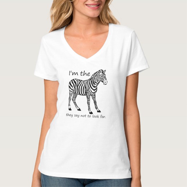 Camisa Zebra Médica (Texto Preto) (Frente)