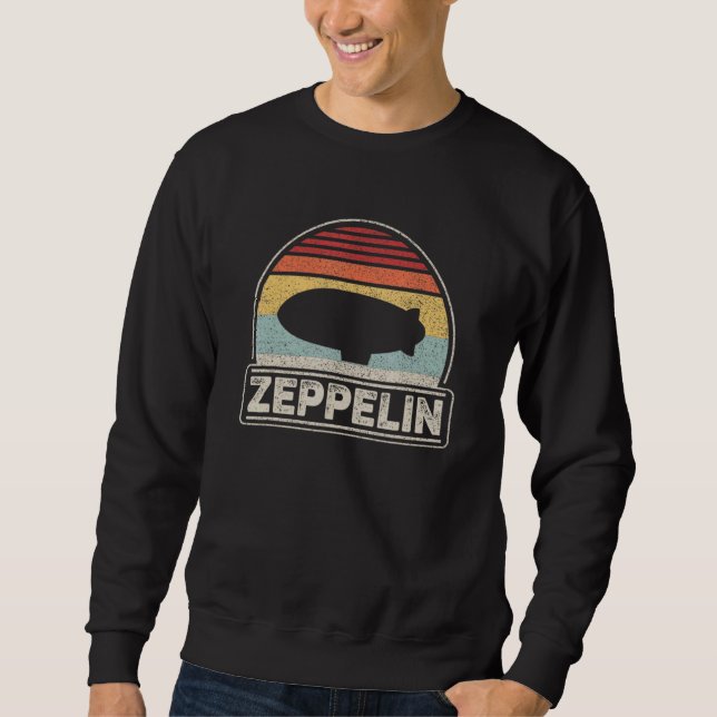 Camisa Zeppelin Vintage Retro Dirigible Ai (Frente)