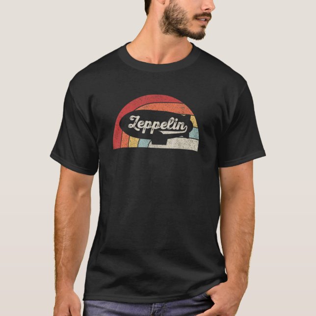 Camisa Zeppelin Vintage Retro Dirigível Ai (Frente)