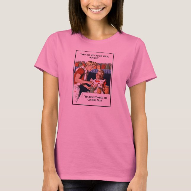 Camisa zombie retrô (Frente)