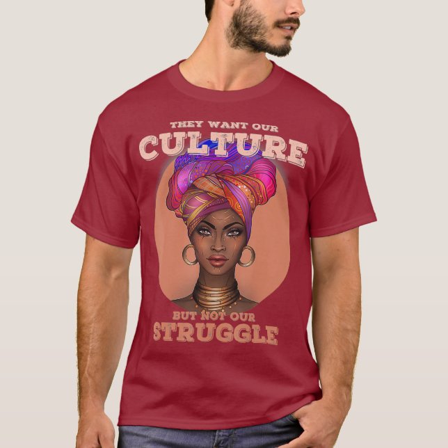 Camisas africanas americanas para mulheres negras (Frente)