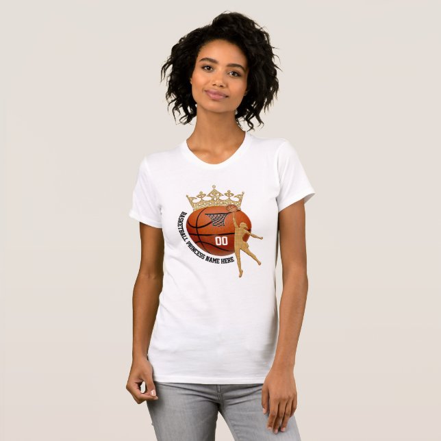 Camisas bonitos super do basquetebol das mulheres (Frente Completa)