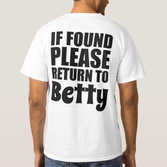 Camisas Casais Engraçadas Personalizadas (Verso)