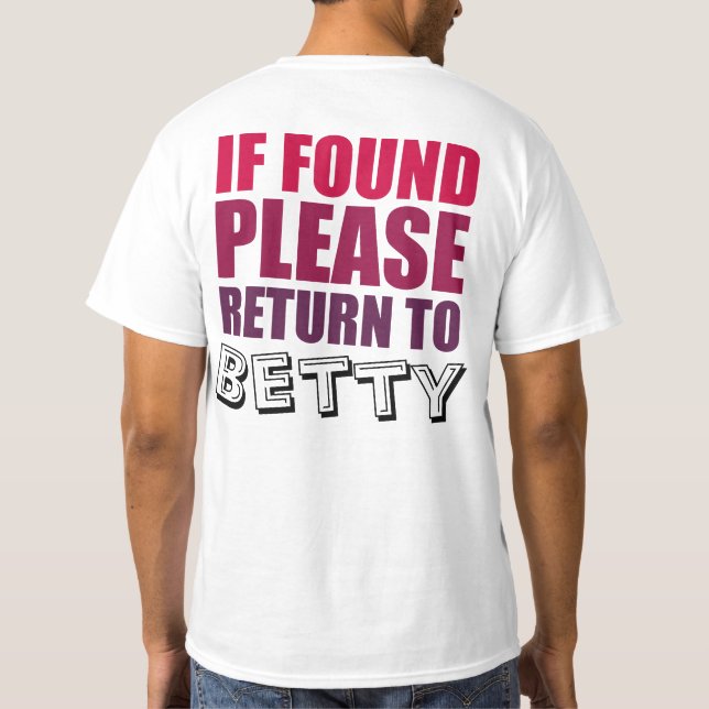 Camisas Casais Engraçadas Personalizadas (Verso)