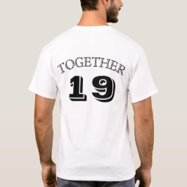 Camisas casais, JUNTAS DESDE... (camisa 1 de 2)