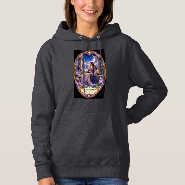 camisas com design da carta tarô A SACERDOTISA DA  (Frente)