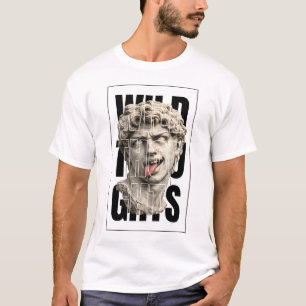 Camisas com Tipografia de Rua Ousada - Pensamentos
