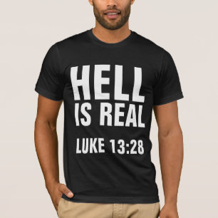 CAMISAS CRISTÃOS, O INFERNO É REAL