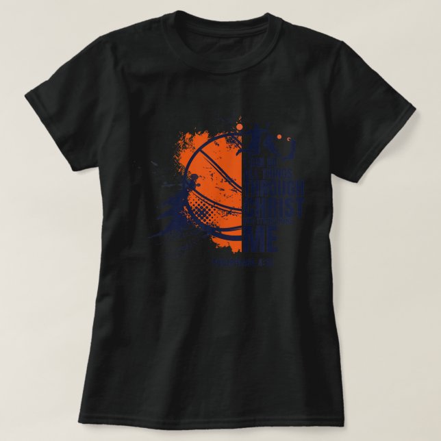 Camisas Cristãs de Basquete Homens Crianças Religi (Frente do Design)