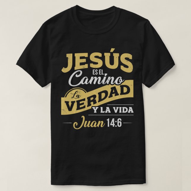 Camisas Cristianas delarga sobre Jesus (Frente do Design)