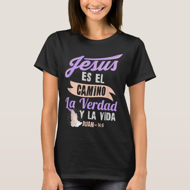 Camisas Cristianas para mujeres Espanhol (Frente)