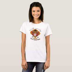 Camisas da acção de graças da família