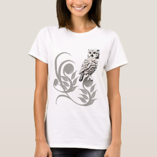 Camisas da arte gráfica da coruja