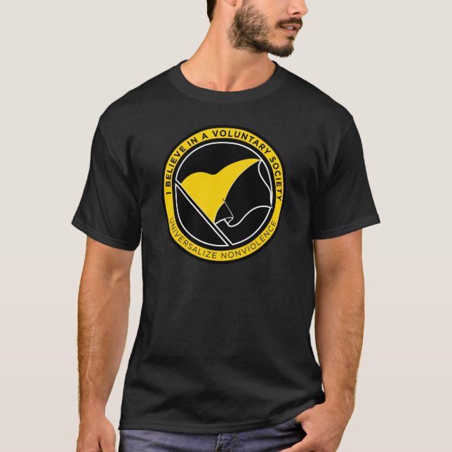 Camisas da bandeira de AnCap (Frente)