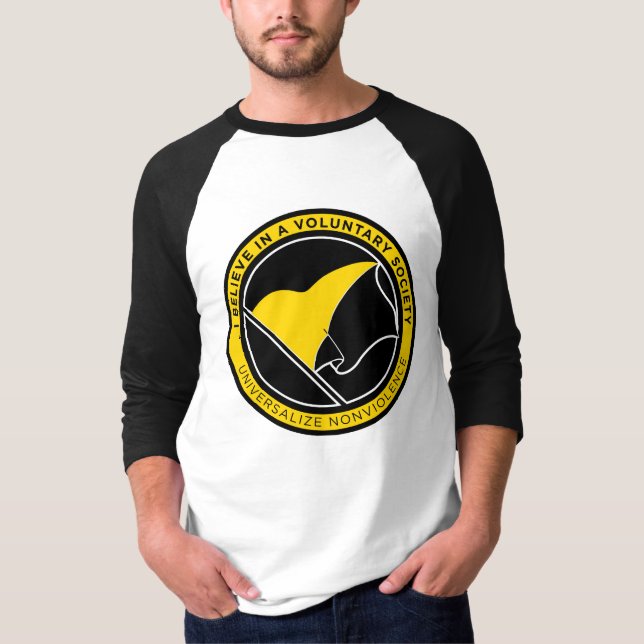 Camisas da bandeira de AnCap (Frente)