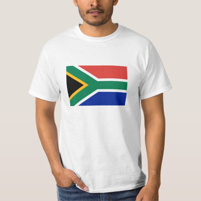 Camisas da bandeira T de África do Sul (Frente)